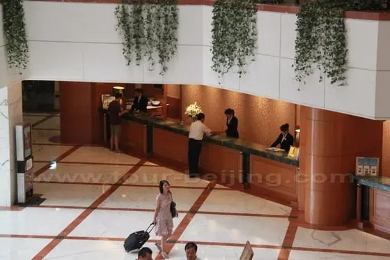 The Lobby of the Lanzhou legend Hotel