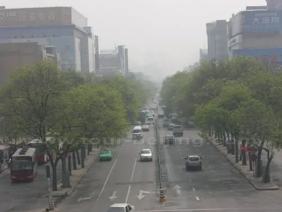 The North Avenue is the least commercial street of the four streets