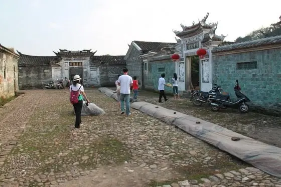 The Open Place in front of Wu's Courtyard Hostel