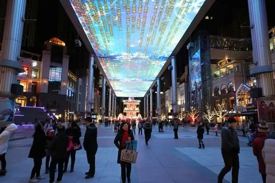 Beijing CBD Area at Night