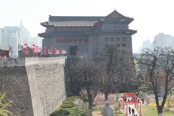 The Southeast Tower and the Wall relics