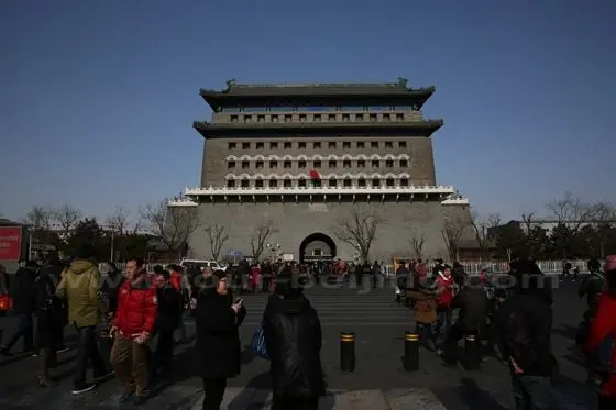 Zhengyang Gate (Arrow Tower) on the south of Tiananmen Square