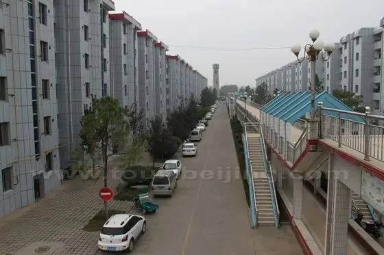 The collective village provides each family with one flat