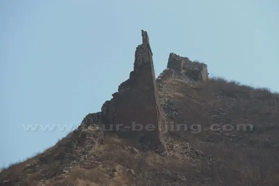 The depilated fort on the east section of Xuliukou Great Wall