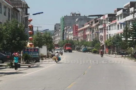 The downtown of Xiayang Town