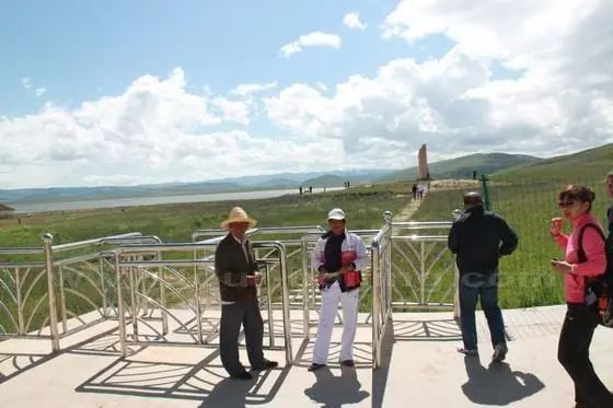 The entrance to Gahai Lake, RMB 20 per person