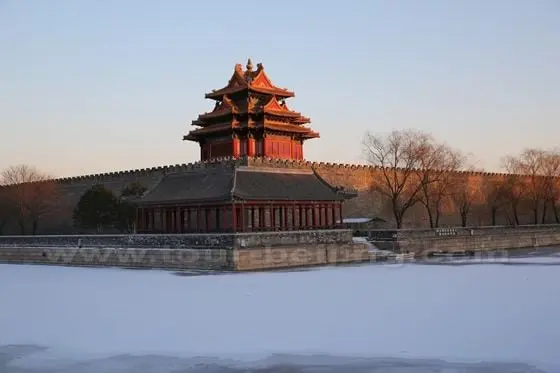 The glorious Turret in the winter sunset glow.