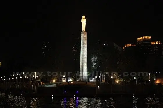 The monument to the Project of Bring the Water of Luanhe River into Tianjin.