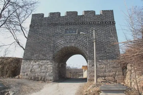 The restored castle remnant looks ugly