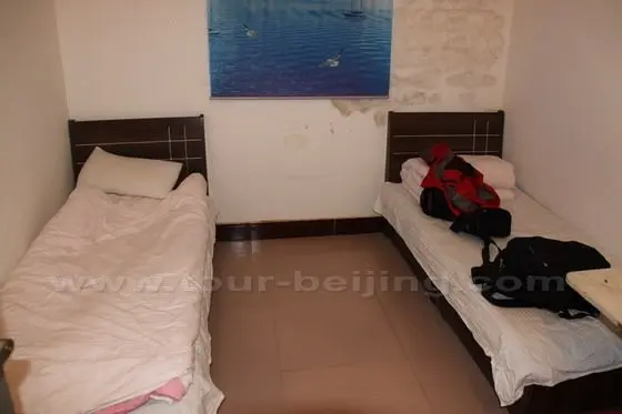 The room is quite basic, but acceptable