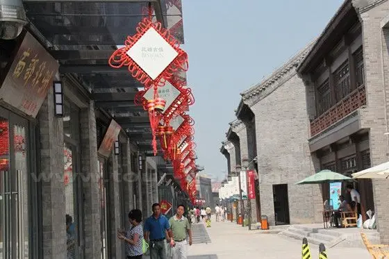 The streets are teemed with street front restaurants, shops and more.