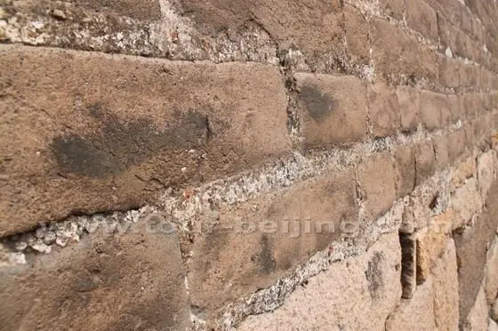 The tower's base was built of huge slabs