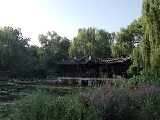 This is Bai Po Pavilion.