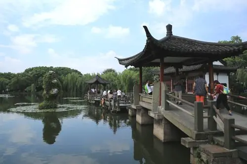 Three Pools Mirroring the Moon