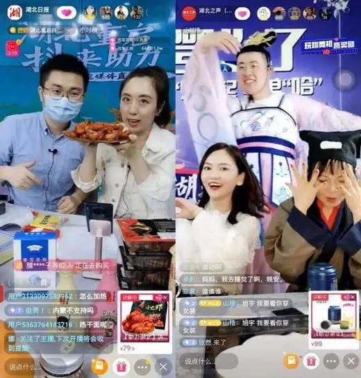 Cashless Live Stream Shopping in China