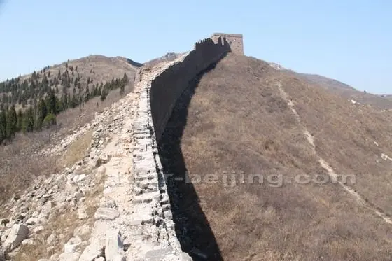 We see the second fort from the first tower.