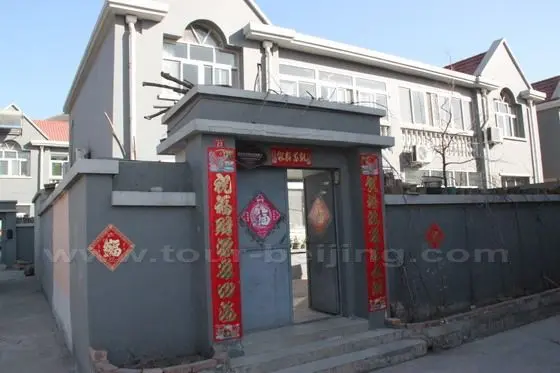 We select Mrs. Wang Fengxia's house for our overnight stay.