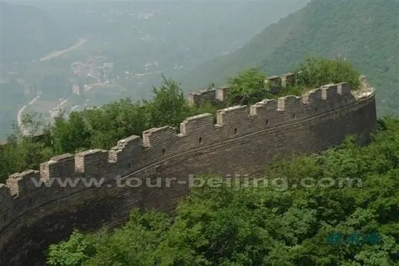 Well-preserved with high battlements