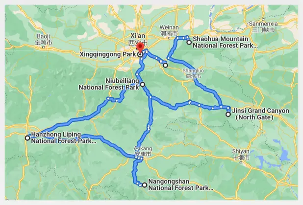 Best Places to See Autumn Leaves around Xian
