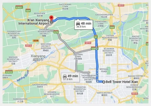 Xian Airport Transportation (Tips, Photos & Map)