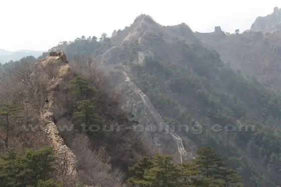 Xiao Hao, my colleague, is hiking in an opposite direction