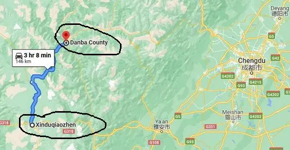 Drive from Xinduqiao to Danba (Tips, Photos & Map)