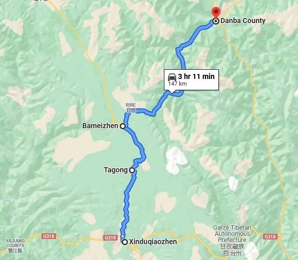 Drive from Xinduqiao to Danba (Tips, Photos & Map)