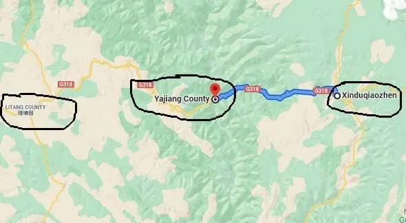 Drive from Xinduqiao to Yajiang (Tips, Photos & Map)