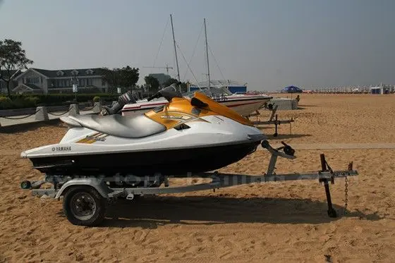 Yatch and beach