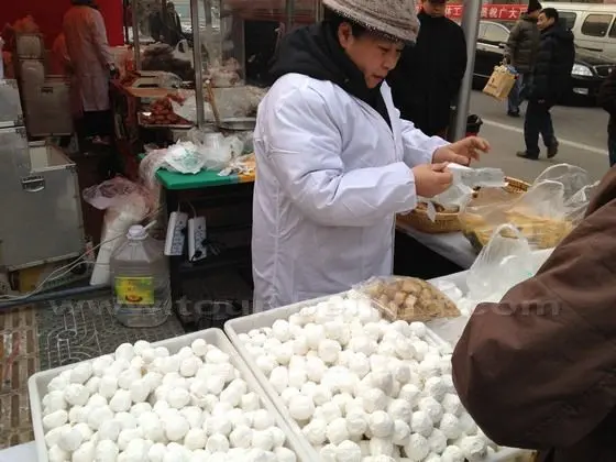 Yuanxiao, a Chinese food made from glutinous rice flour