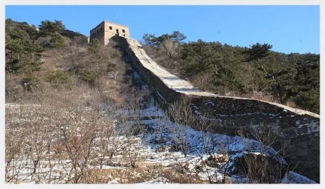 Look back at the Zhuangdaokou Great Wall