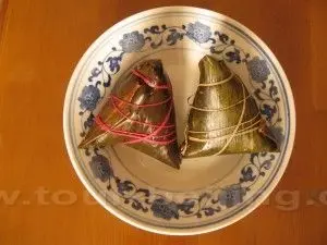Zongzi is a traditional Chinese food.