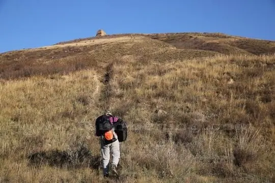A tiring and tough climb