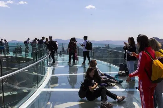 Those who have acrophobia are not recommended