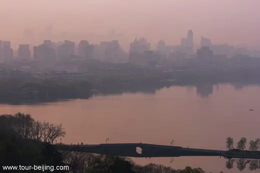 West Lake Sunrise and Sunset