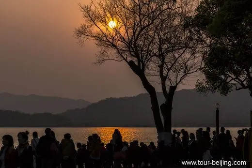 West Lake Sunrise and Sunset