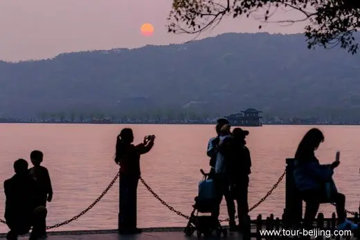 West Lake Sunrise and Sunset
