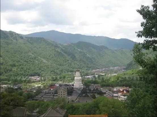 Looking down from Pusa Ding