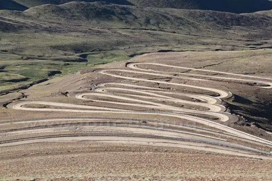 Driving with endless twists and turns, and hairpin bends