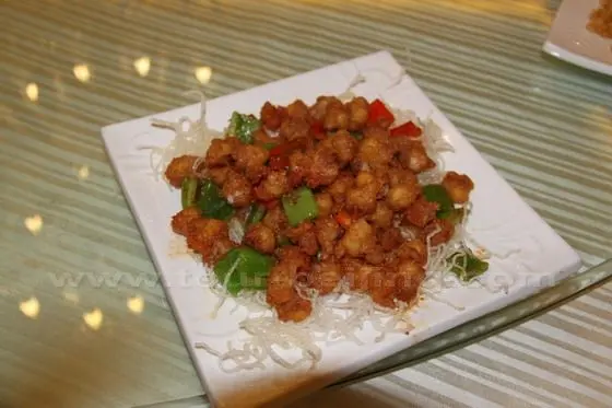 fried soft chicken bones