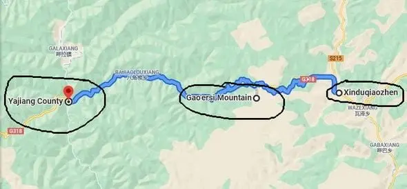 Drive from Xinduqiao to Yajiang (Tips, Photos & Map)