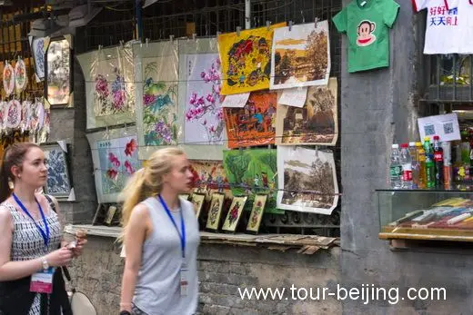 Be intrigued by the posters on the wall.