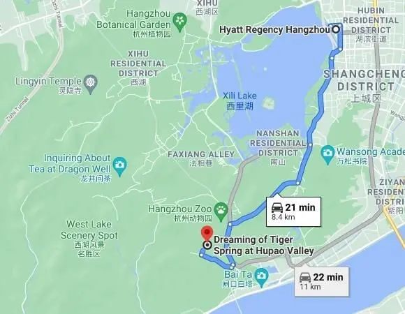 How to visit Hupao Spring (Tiger Spring) Hangzhou