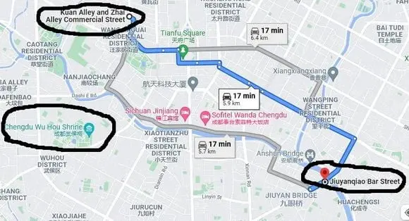 Jiuyanqiao Bar Street in Chengdu (Tips, Photos & Map)