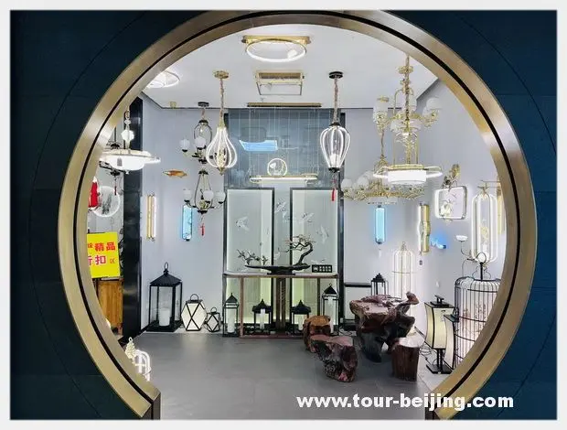 A Lights Shop in Shilihe Lights Decoration Centre