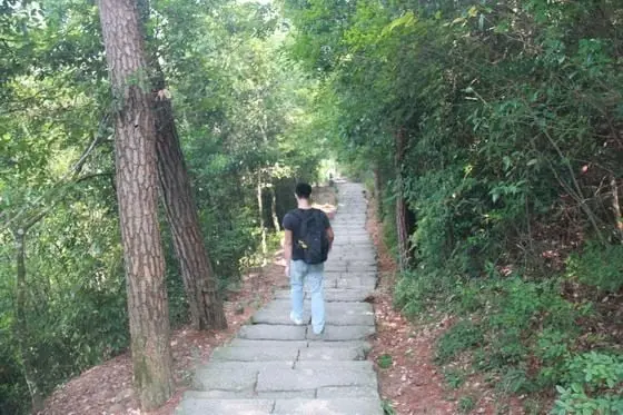 much smoother than hiking up front