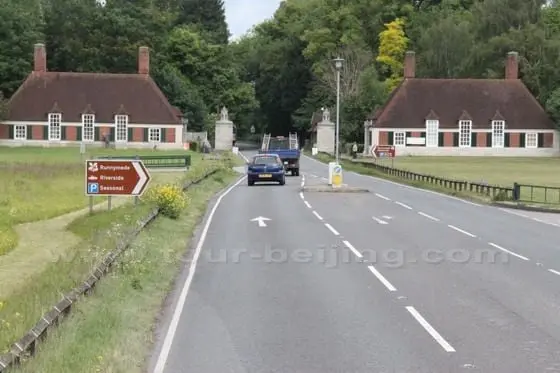 passing a village