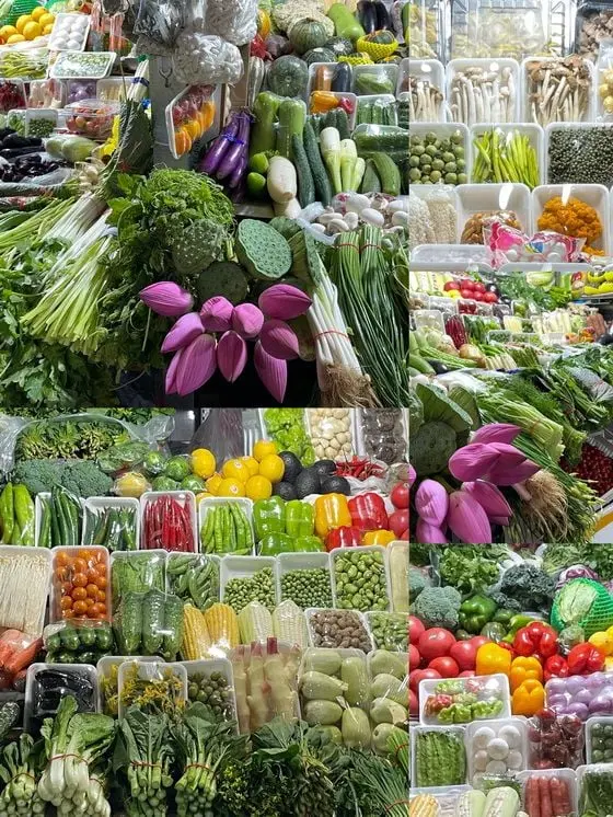 Fresh Produce in Sanyuanli Market