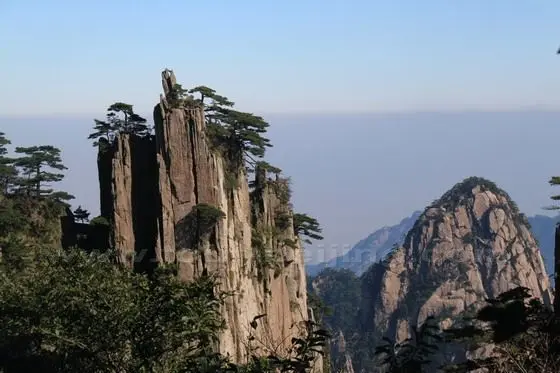 Stalagmite Peak is one of the best photographic point of Moutain Huangshan