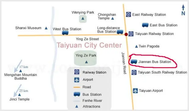 How to get to Pingyao by Bus (Tips, Photos & Map)